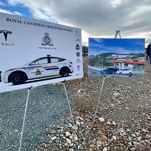 Langford Gets Island’s First Tesla Centre, RCMP’s First EV Cruiser