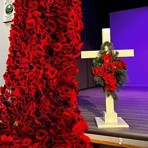 West Shore Seniors Design a Wave of Poppies for Remembrance Day