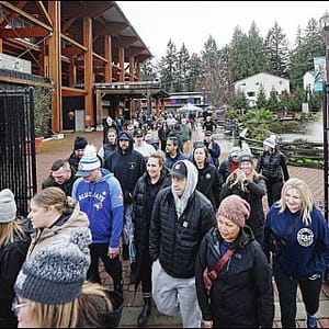 Coldest night walk draws hundreds in Victoria and Langford