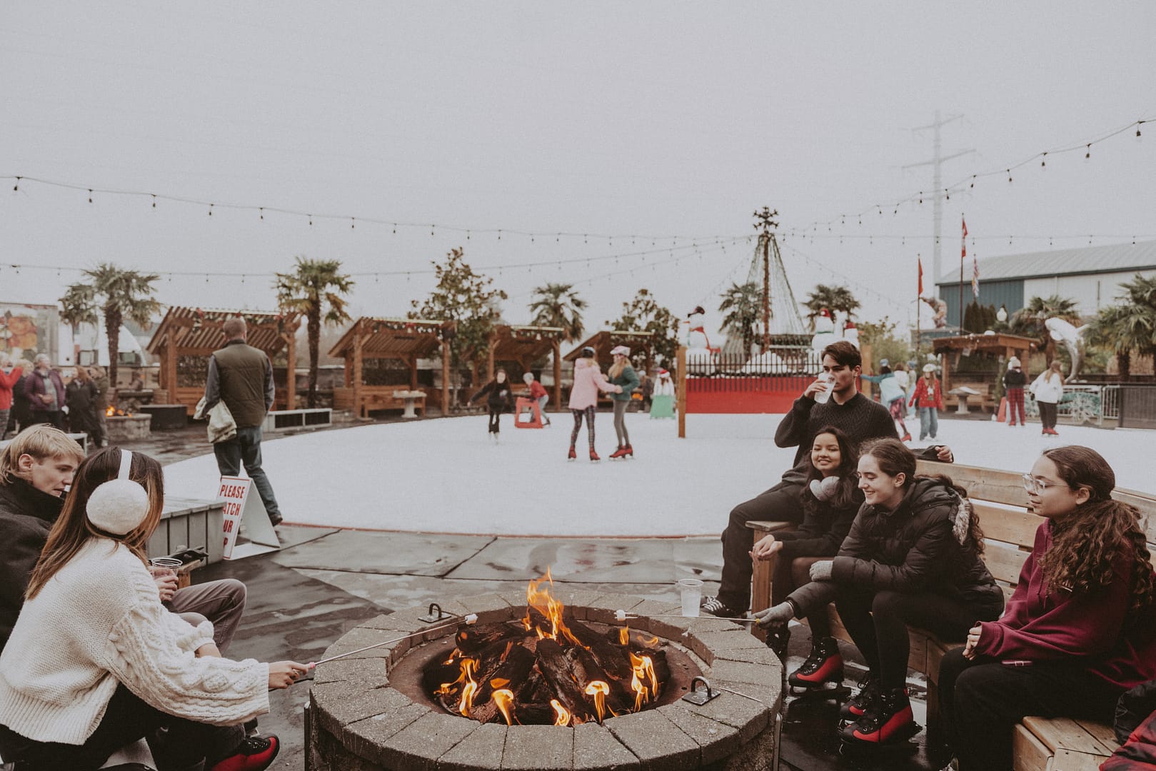 Outdoor Ice Skating