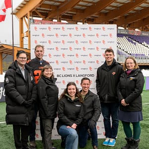 Langford Partners With the BC Lions for Pre Season Game Against Calgary